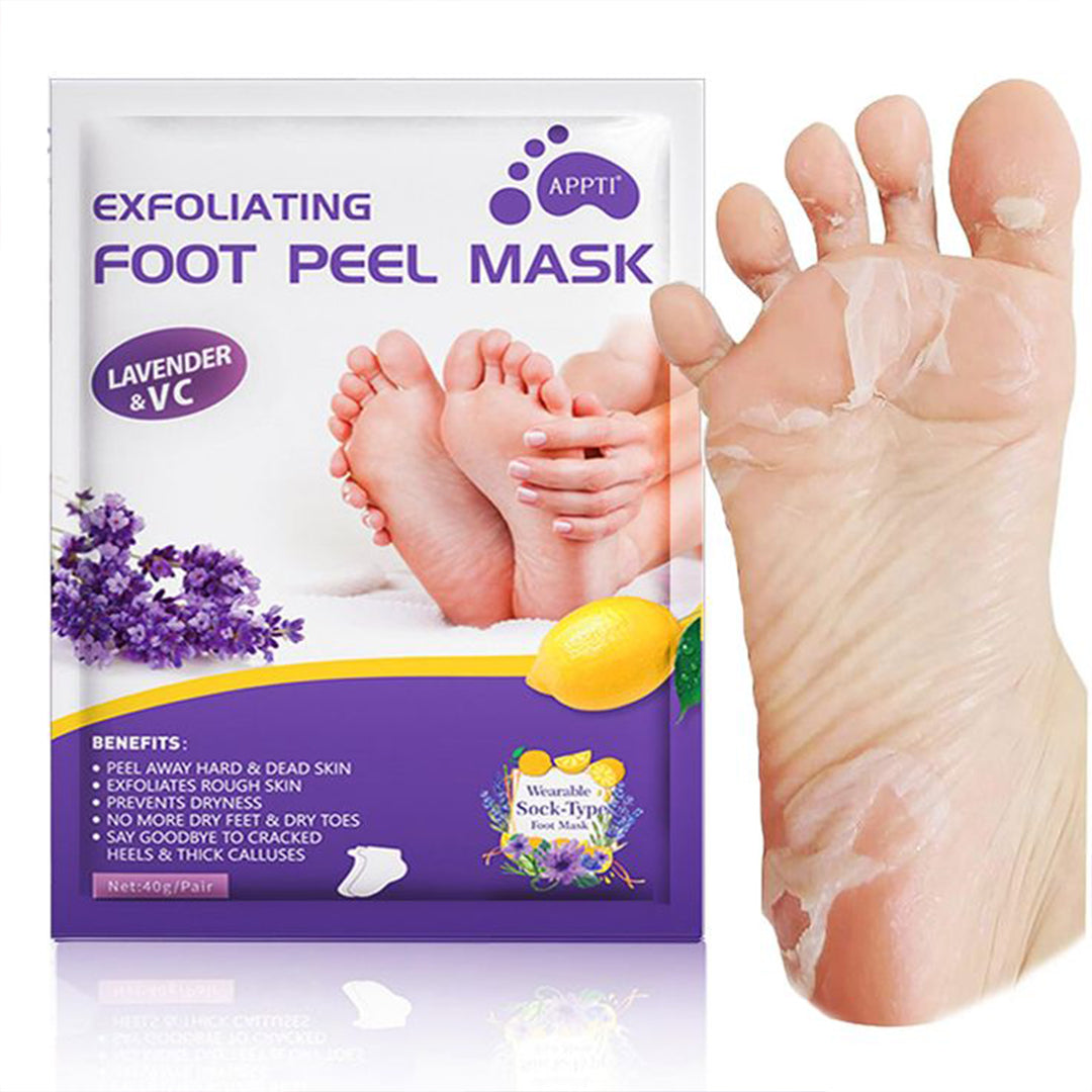 Foot Peel Mask for Women & Men ( Pack of 2 )