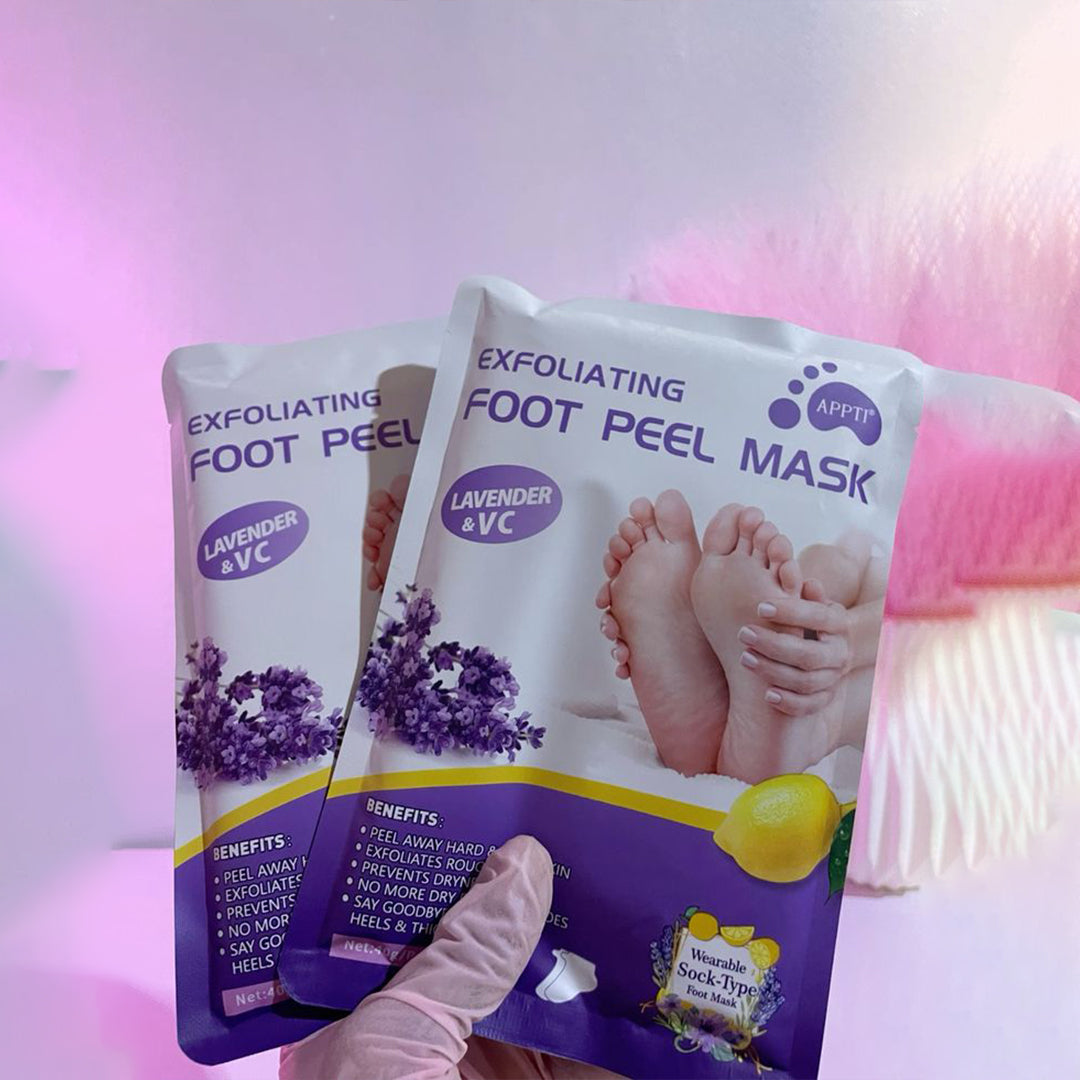 Foot Peel Mask for Women & Men ( Pack of 2 )