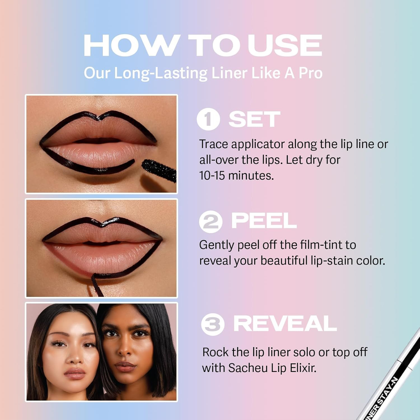 Seline Girl Lip Stain (Pack Of 3)