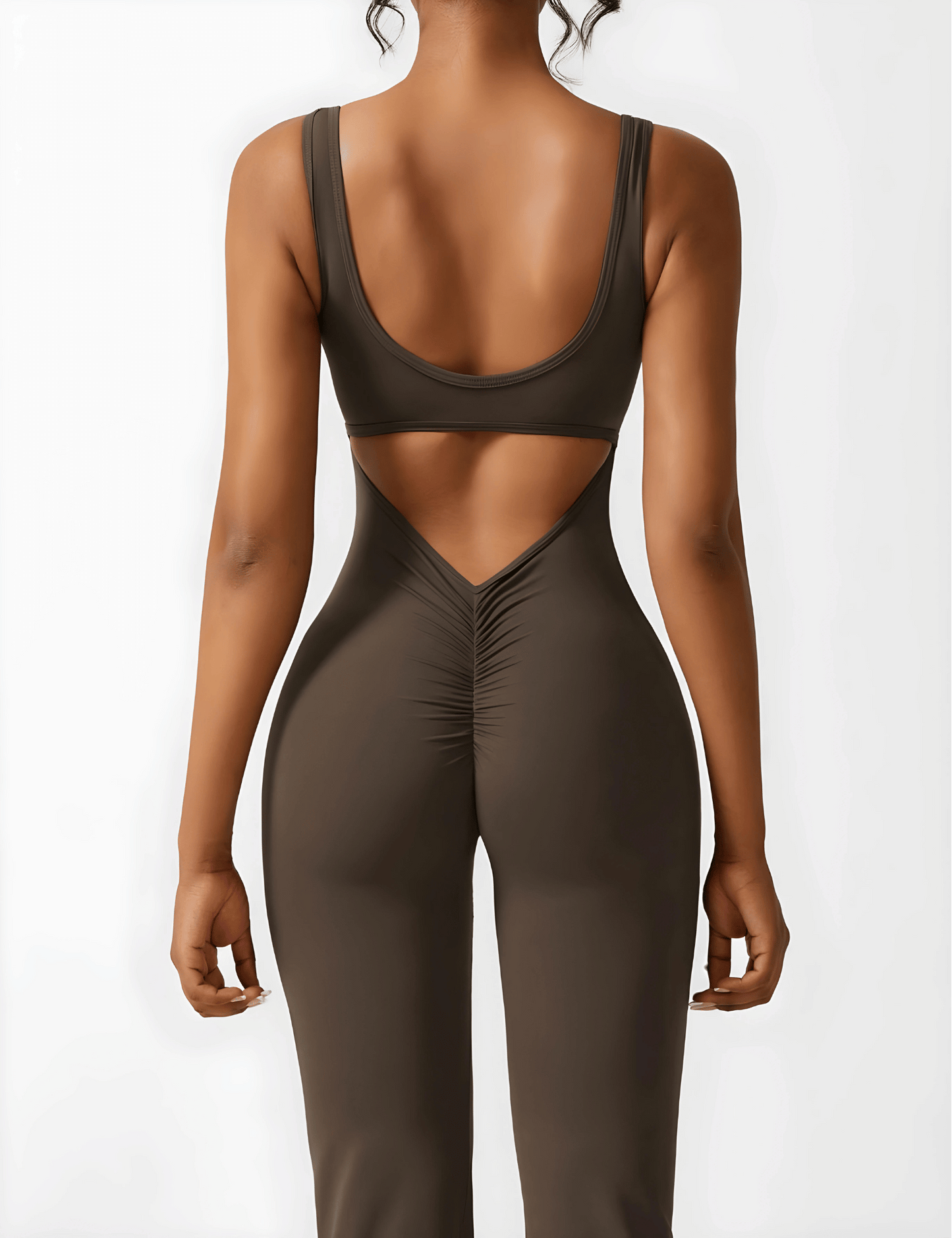 Calin V-Back Flared Jumpsuit