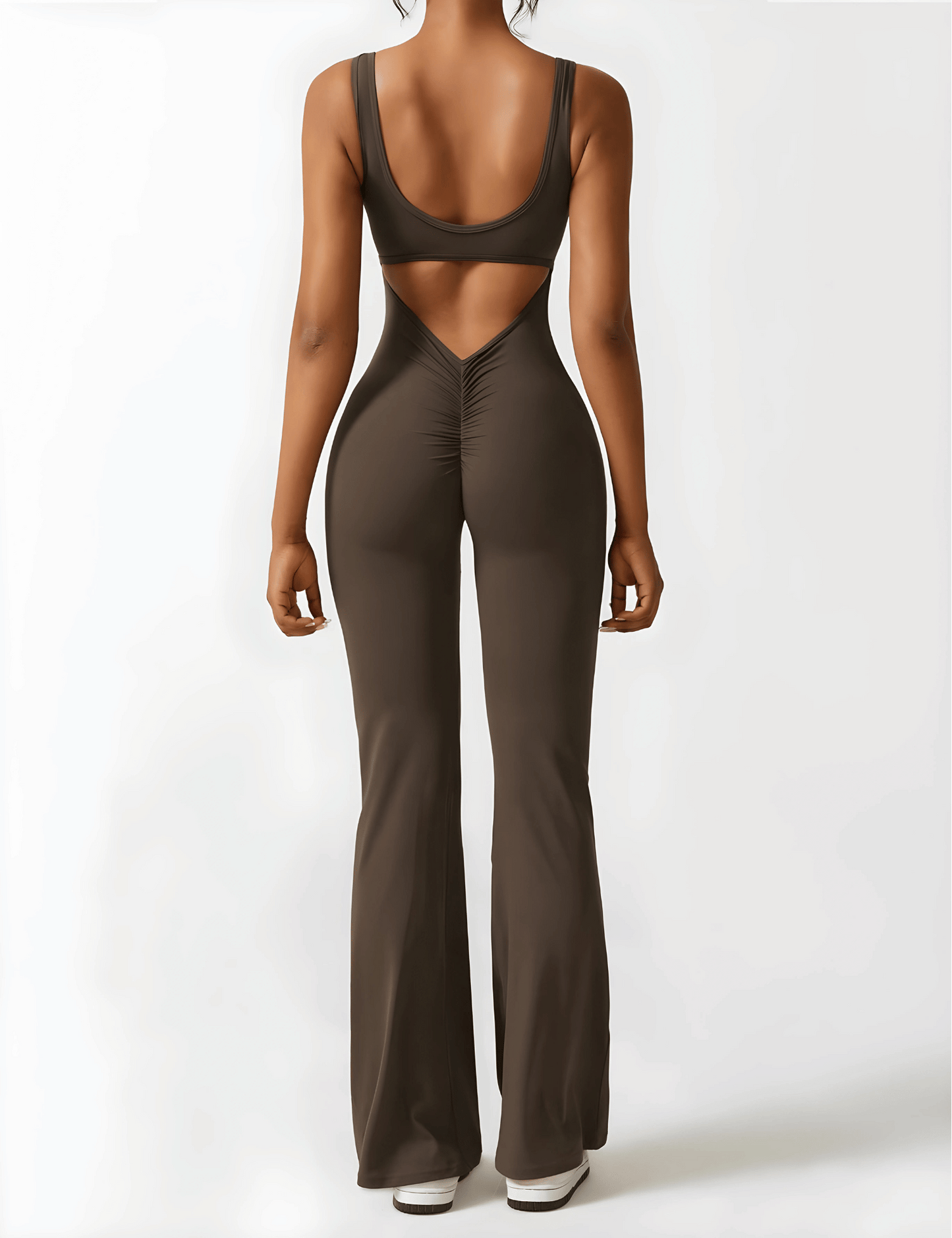 Calin V-Back Flared Jumpsuit