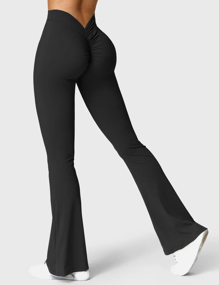 Calin V-back Flared Leggings