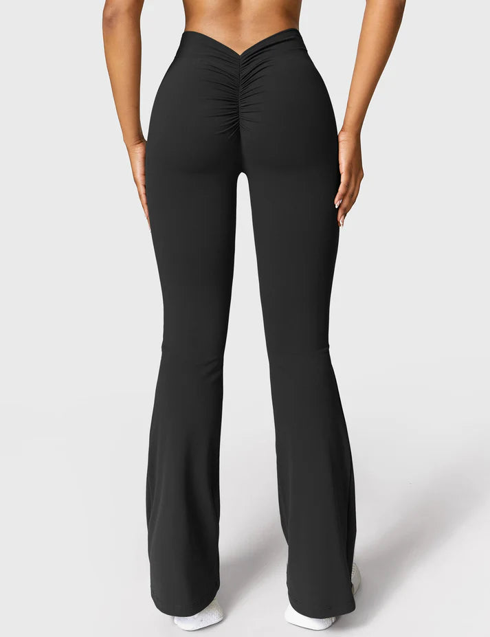 Calin V-back Flared Leggings