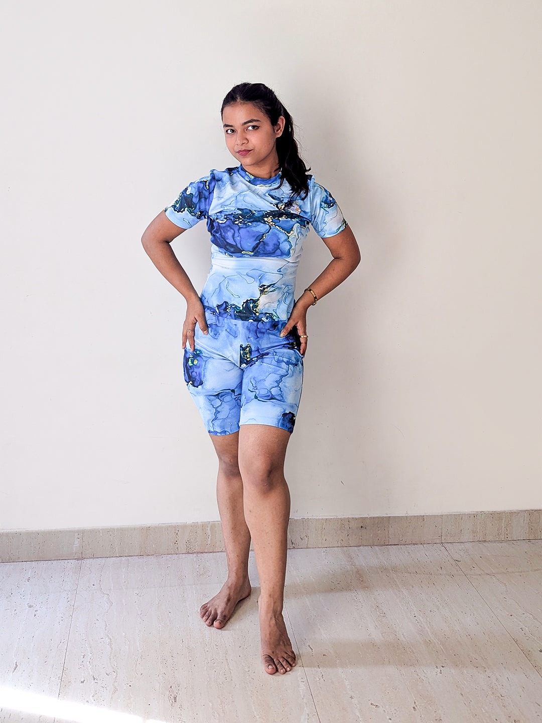 Dive Into Style – The Ocean Blue Co-ord Set 🌊💙