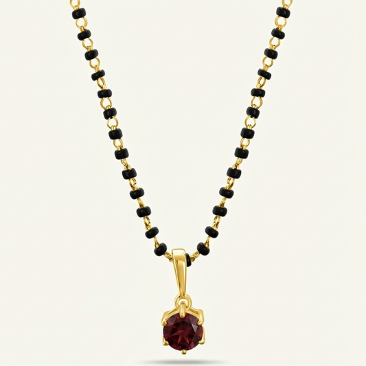 Bandhan Garnet Mangalsutra
