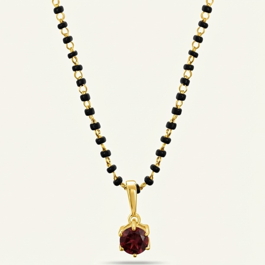 Bandhan Garnet Mangalsutra