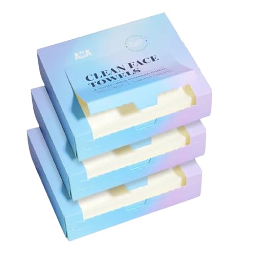 Calin Face Towels – Ultra-Soft, Vegan, Dermatologist-Tested. Made for Sensitive Skin & Travel (10 Count) (Pack of 2)