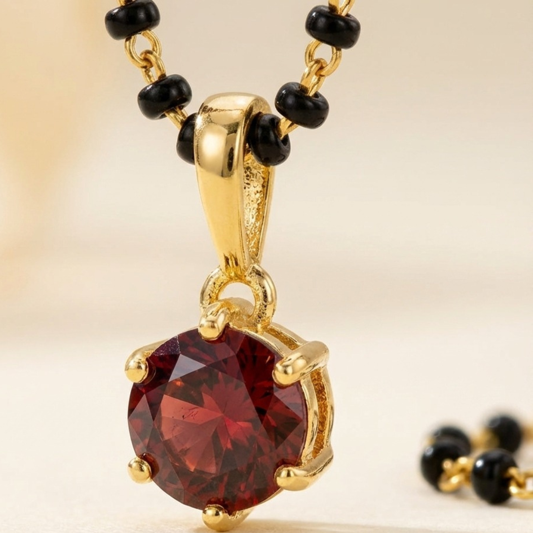Bandhan Garnet Mangalsutra
