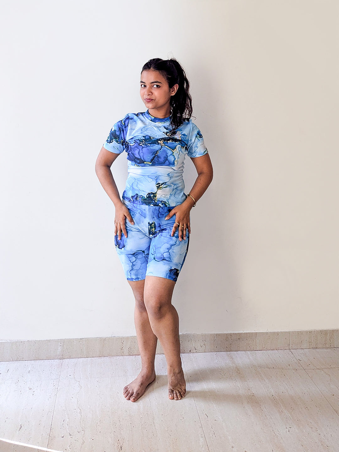 Dive Into Style – The Ocean Blue Co-ord Set 🌊💙