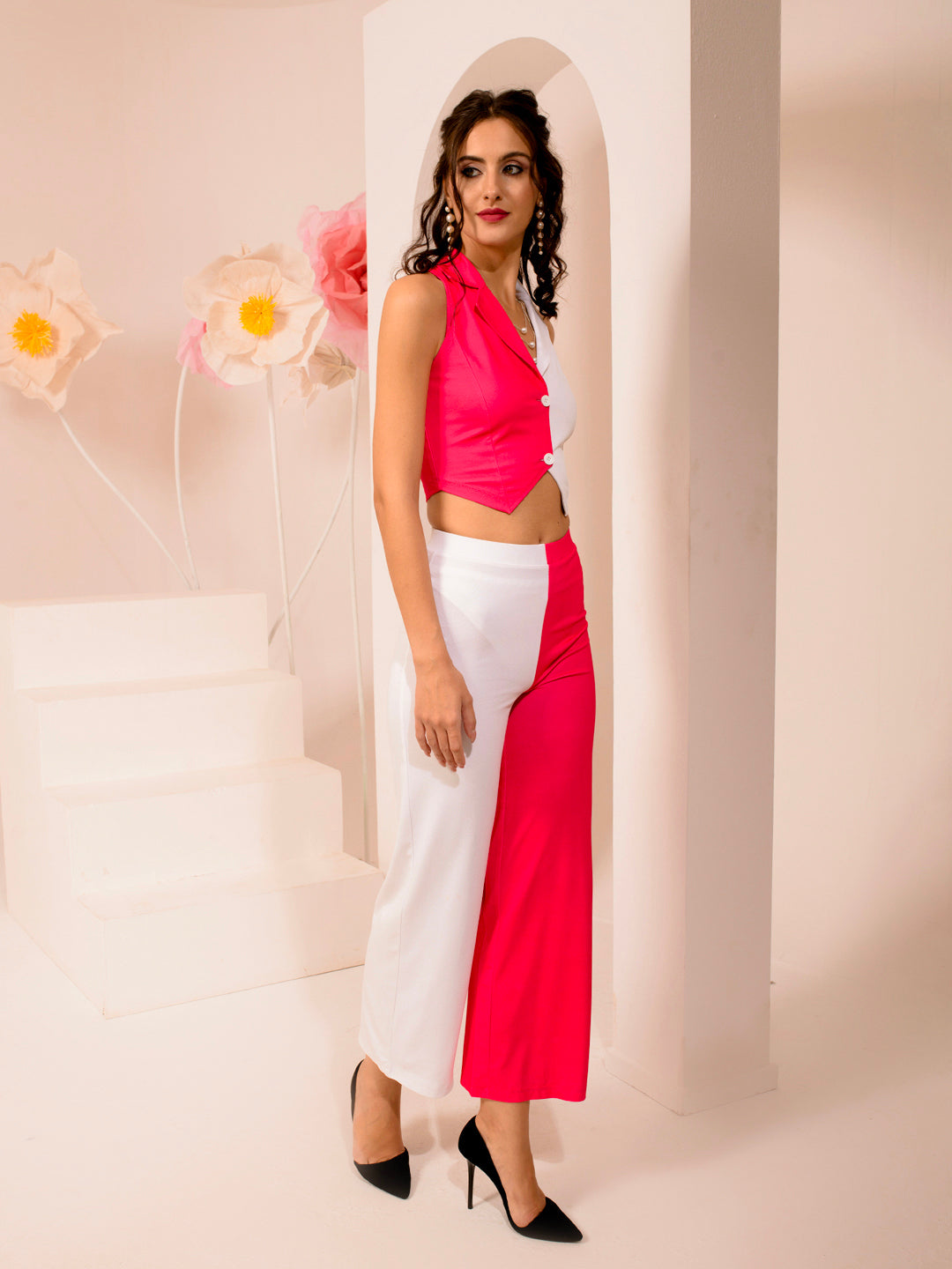 Chic Contrast Co-ord Set – Bold & Beautiful 💖✨