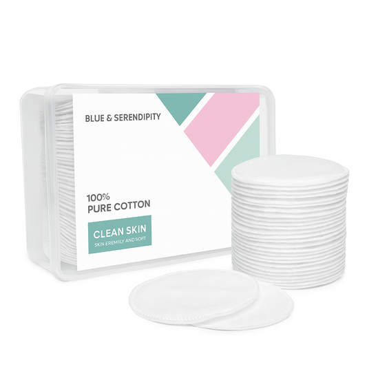 CALIN 100% Pure Cotton Pads – Ultra-Soft, Lint-Free, Skin-Friendly Makeup & Skincare Essentials